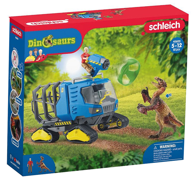 Zestaw do zabawy Schleich Dinosaurs Track Vehicle (4059433652245) - obraz 1