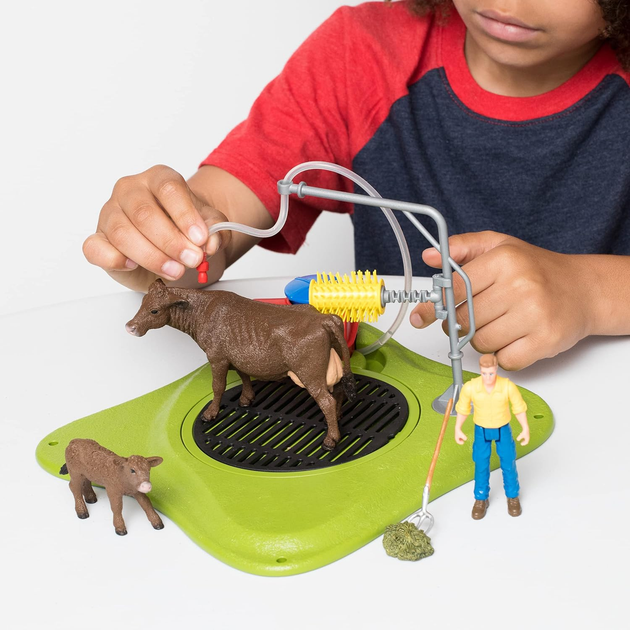 Zestaw do zabawy Schleich Farm World Happy Cow Wash (4059433416977) - obraz 5