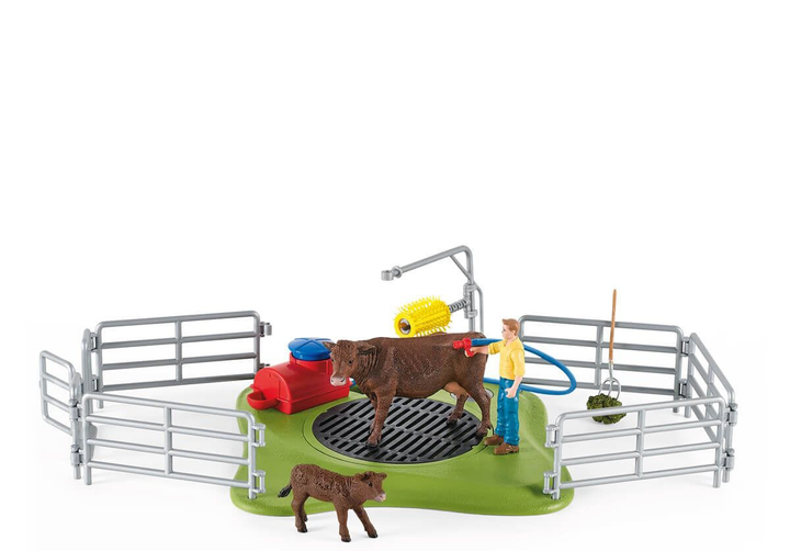 Zestaw do zabawy Schleich Farm World Happy Cow Wash (4059433416977) - obraz 7