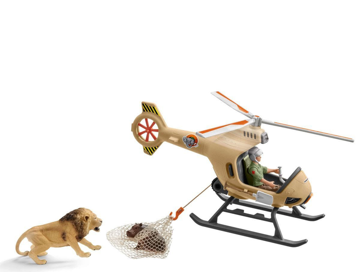 Zestaw do zabawy Schleich Wild Life Śmigłowiec ratujący zwierzęta (4059433573601) - obraz 4