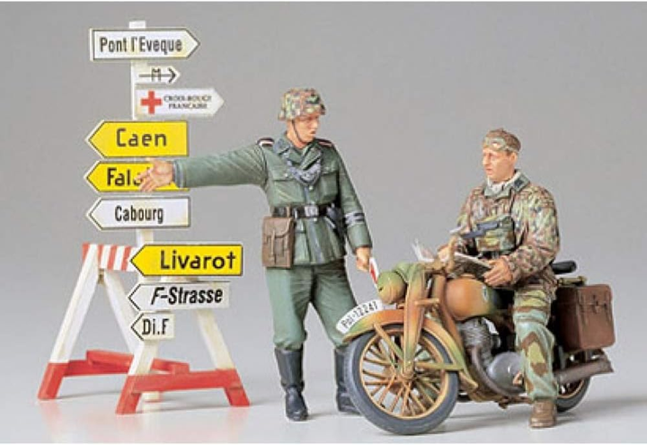 Model do sklejania Tamiya Zestaw German Motorcycle Orderly Set 1:35 (4950344995738) - obraz 1