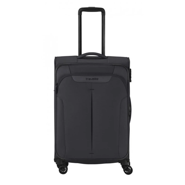 Валіза на 4 колесах Travelite Croatia Anthracite M exp. 61/66л (TL080348-04) - зображення 3
