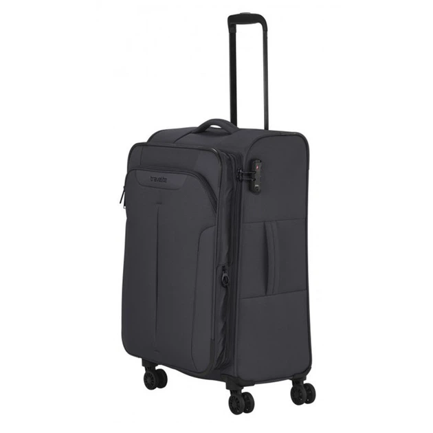 Валіза на 4 колесах Travelite Croatia Anthracite M exp. 61/66л (TL080348-04) - зображення 5