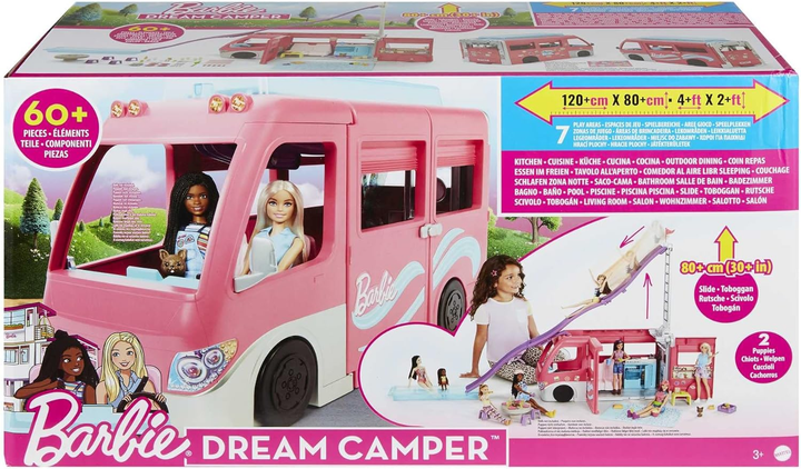 Ігровий набір Mattel Barbie Dream Camper (HCD46) (194735007646) - зображення 1