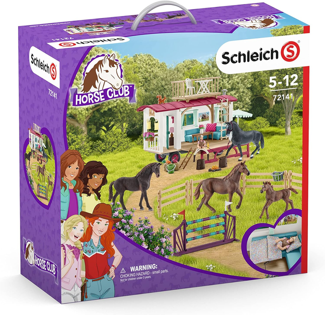 Ігровий набір Schleich Horse Club Secret Tournament Training on the Caravan (4055744030635) - зображення 1