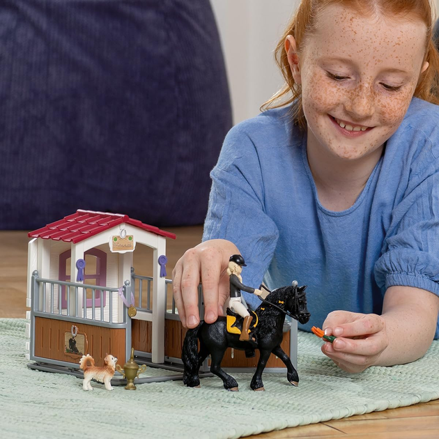 Zestaw do zabawy Schleich Horse Club Horse Box Tori (4059433572666) - obraz 7