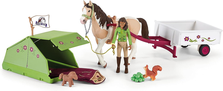 Zestaw do zabawy Schleich Horse Club Kempingowi przygodi Sary (4059433340845) - obraz 2