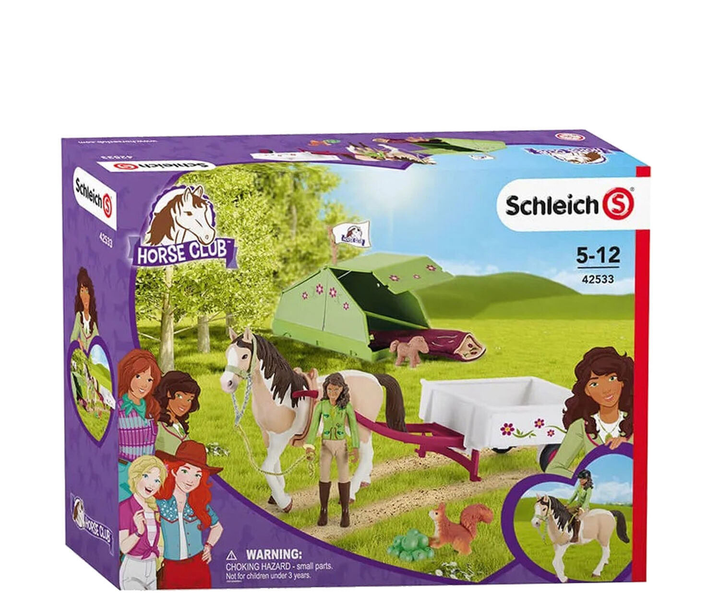 Zestaw do zabawy Schleich Horse Club Kempingowi przygodi Sary (4059433340845) - obraz 1