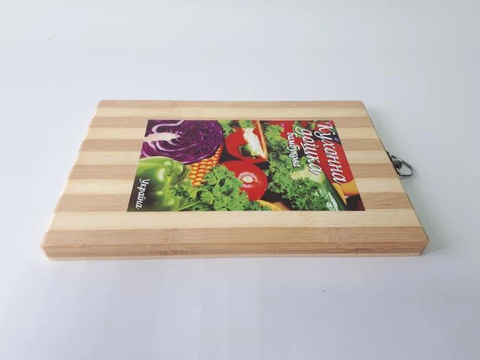 Бамбуковая разделочная кухонная доска для нарезки овощей и продуктов прямоугольная маленькая Бамбук 26 * 16 cm - Фото 3 Бамбуковая разделочная кухонная доска для нарезки овощей и продуктов прямоугольная маленькая Бамбук 26 * 16 cm - изображение 3