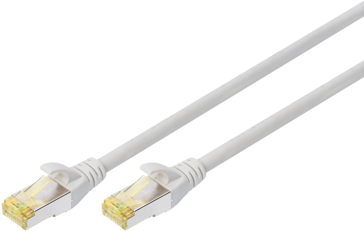 Патч-корд Digitus Cat 6a RJ45 S/FTP AWG 26/7 2 м Grey (4016032327370) - зображення 1