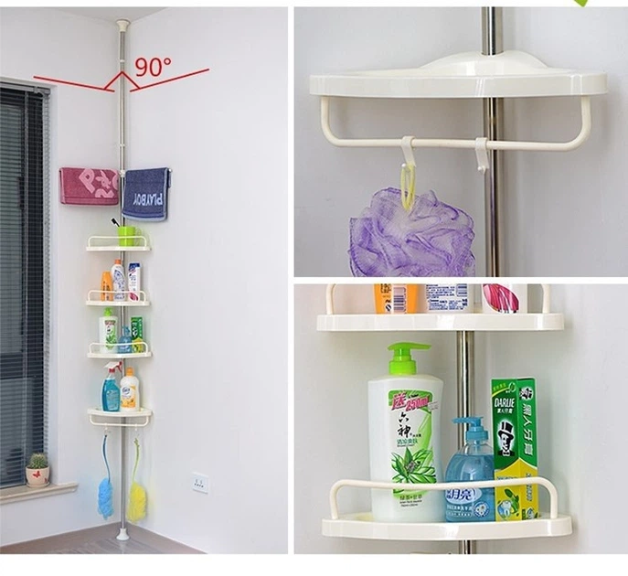 Угловая полка в ванную комнату Multi Corner Shelf Стойка Стелаж RT-77 - изображение 10
