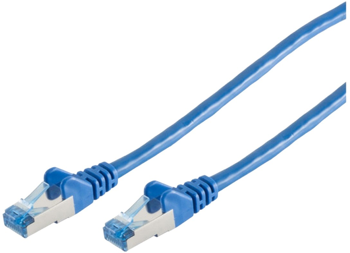 Patchcord TB Cat 6a RJ45 S/FTP 0.25 m Blue (4017538063861) - obraz 1