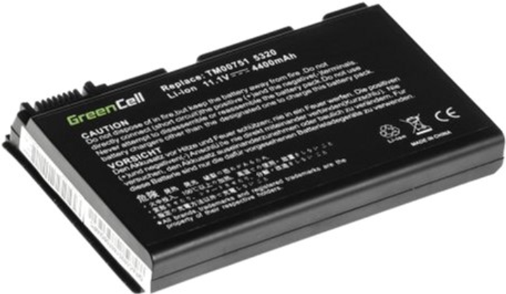 Акумулятор Green Cell для ноутбуків Acer TravelMate 5220 11.1V 4400mAh (AC08) - зображення 2