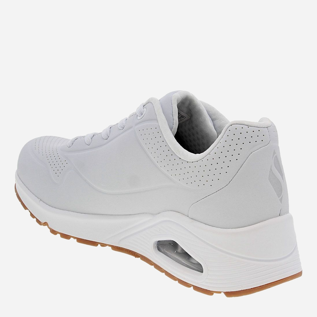 Sneakersy damskie Skechers Uno-Stand on Air 73690-WHT 38 (8US) 25 cm Białe (191665119234) - obraz 3