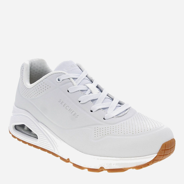 Sneakersy damskie na platformie do kostki Skechers Uno-Stand on Air 73690-WHT 40 (10US) 27 cm Białe (191665119272) - obraz 2