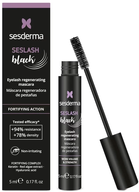 Тушь для ресниц Sesderma Seslash Black Eyelash Regenerating Mascara 5 мл (2005969) - Фото 1 Тушь для ресниц Sesderma Seslash Black Eyelash Regenerating Mascara 5 мл (2005969) - изображение 1