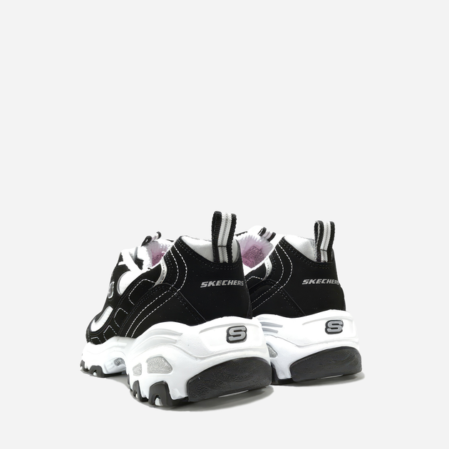 Sneakersy damskie Skechers D'Lites - Biggest Fan 11930-BKW 37 (7US) 24 cm Czarny/Biały (889110354070) - obraz 3