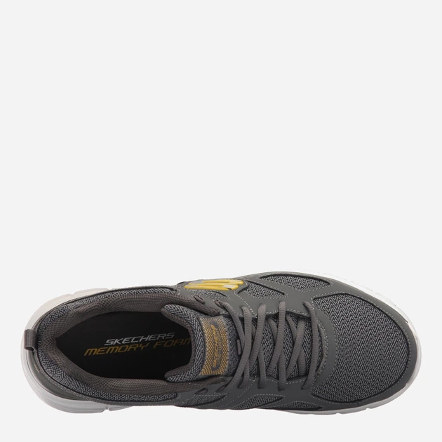 Sneakersy męskie Skechers Burns Agoura 52635-CHAR 42 (9US) 27 cm Ciemnoszare (190872054963) - obraz 7