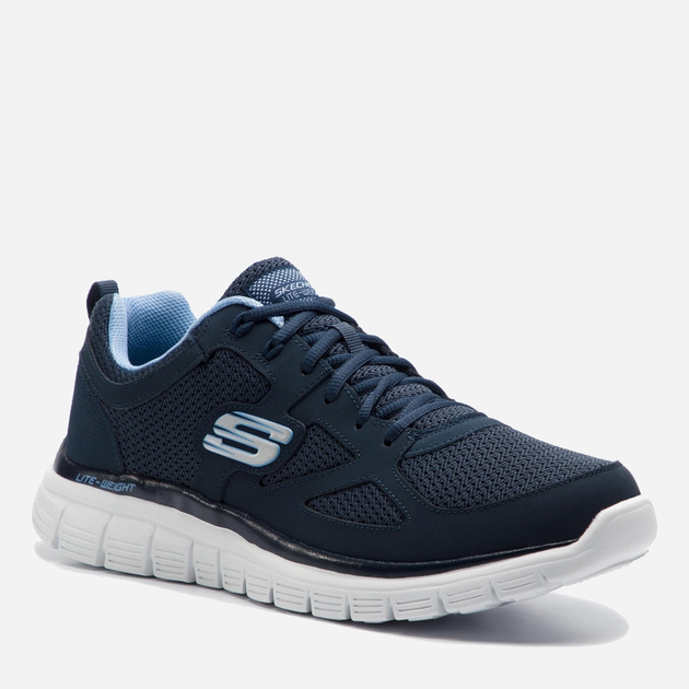 Buty sportowe męskie z siatki do kostki oddychające Skechers Burns Agoura 52635-NVY 42.5 (9.5US) 27.5 cm Granatowe (190872055113) - obraz 2