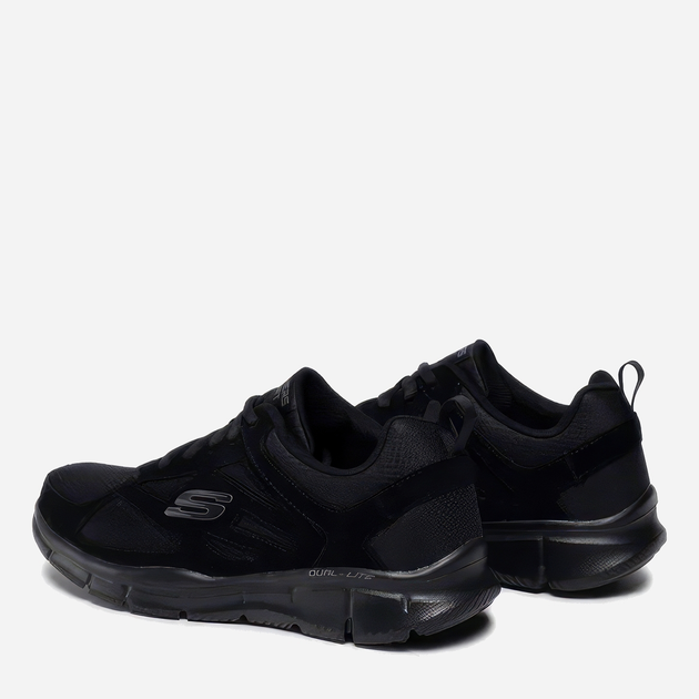 Sneakersy męskie Skechers Equalizer 52748-BBK 41 (8US) 26 cm Czarne (193113796363) - obraz 4