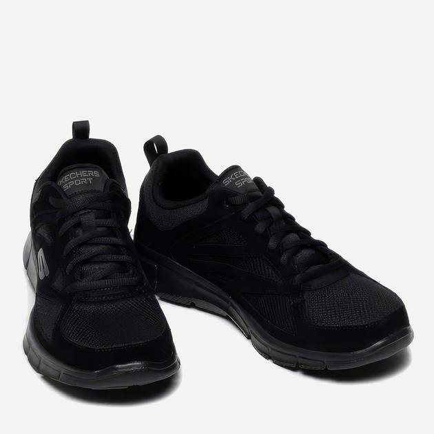 Sneakersy męskie Skechers Equalizer 52748-BBK 46 (12US) 30 cm Czarne (193113796448) - obraz 3