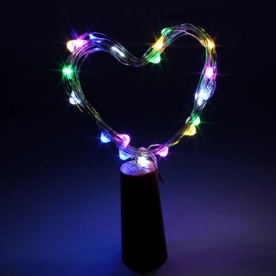 Гірлянда ColorWay пробка для пляшки на батарейках LED 20/2М (5шт/уп) кольорова (CW-GC-20L2BMC) - Фото 10 Гірлянда ColorWay пробка для пляшки на батарейках LED 20/2М (5шт/уп) кольорова (CW-GC-20L2BMC) - зображення 10