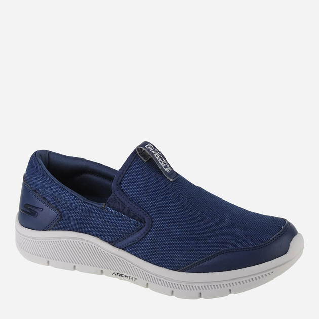 Buty slip-on męskie Skechers Go Golf Arch Fit Walk 214035-NVGY 41 (8US) 26 cm Niebieskie (195969459584) - obraz 2