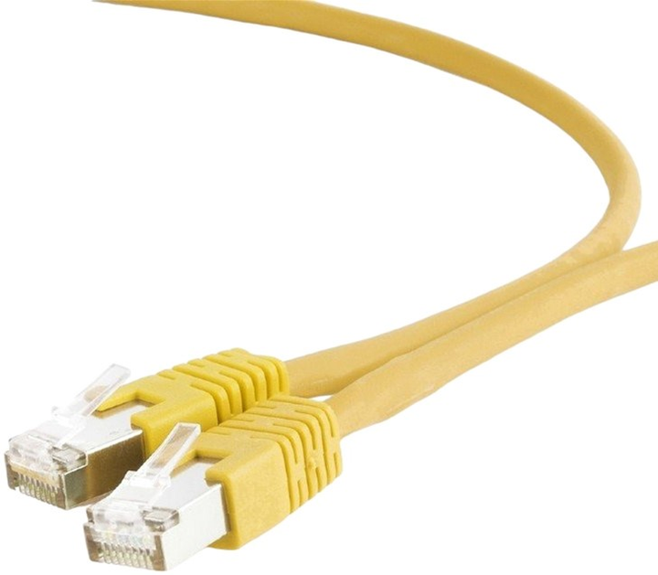 Патч-корд ShiverPeaks Cat 6a RJ45 S/FTP 3 м Yellow (4017538064257) - зображення 1