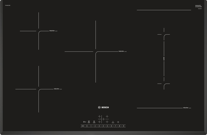 Варильна поверхня індукційна Bosch Серії 6 PVW851FB5E - зображення 1