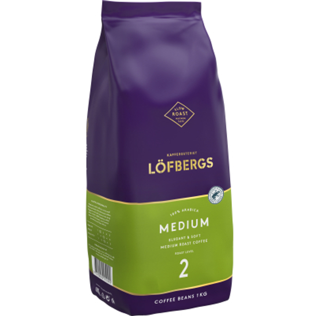 Купить Кофе Lofbergs Medium в зернах 1 кг (7310050012292) – ROZETKA ...