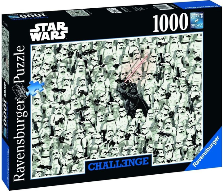 Puzzle Ravensburger Challange Gwiezdne wojny 1000 elementów (4005556149896) - obraz 1