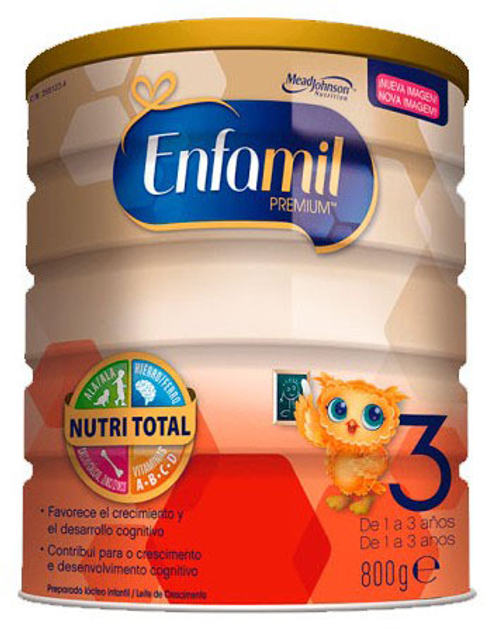Mleko modyfikowane dla dzieci Enfamil 3 Premium 800 g (8470002651234/8712045038840) - obraz 1