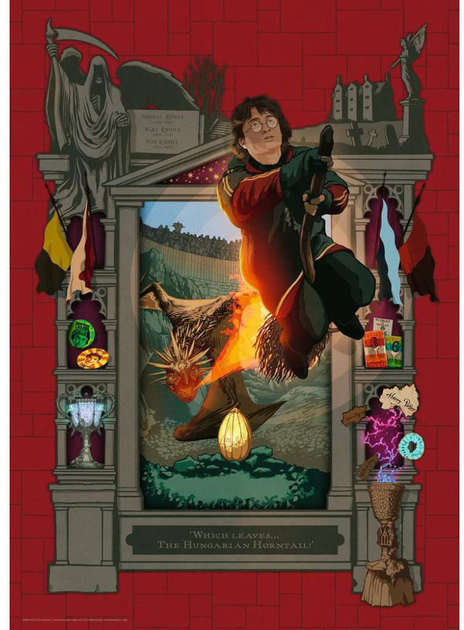 Puzzle Ravensburger Harry Potter 1000 elementów (4005556165186) - obraz 2