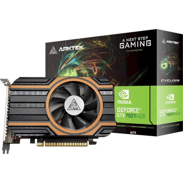 Видеокарта ARKTEK GeForce GTX 750 Ti 4GB (AKN750TiD5S4GH1) – фото ...
