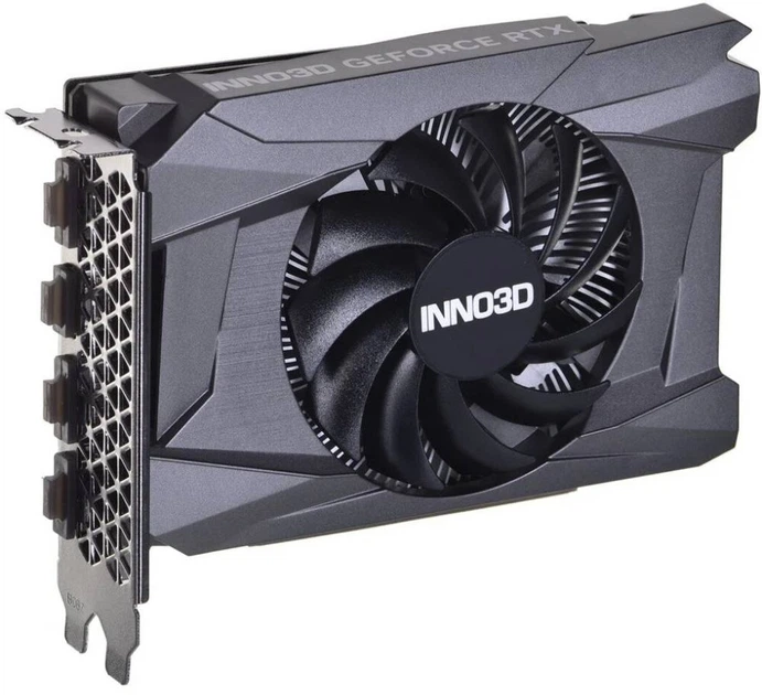 Видеокарта Inno3D GeForce RTX4060 Compact 8GB GDDR6 (N40601-08D6-173050N) - Фото 2 Видеокарта Inno3D GeForce RTX4060 Compact 8GB GDDR6 (N40601-08D6-173050N) - изображение 2