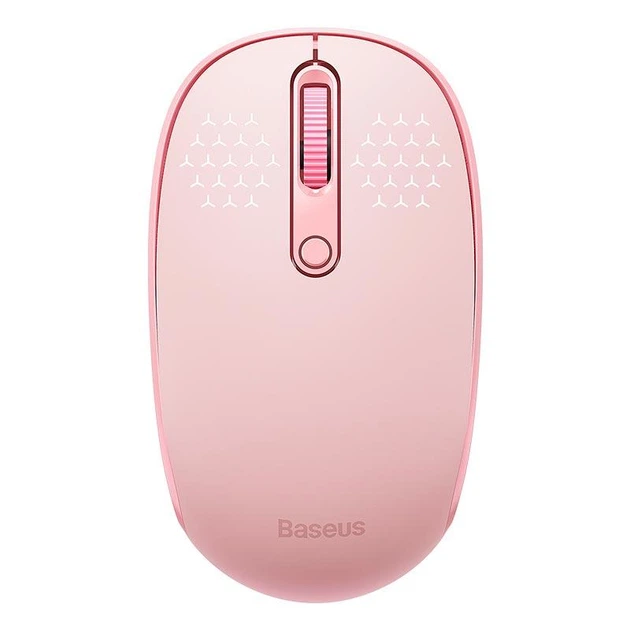 Мишка бездротова 3-режимна Baseus F01B Tri-Mode Wireless Mouse 800-1200-1200dpi рожева - Фото 1 Мишка бездротова 3-режимна Baseus F01B Tri-Mode Wireless Mouse 800-1200-1200dpi рожева - изображение 1