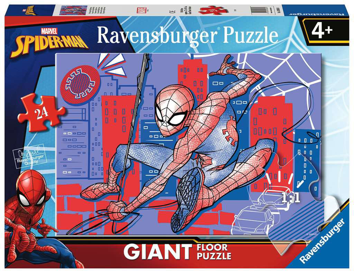Puzzle Ravensburger Gigant Spider-Man 24 elementy (4005556030880) - obraz 1