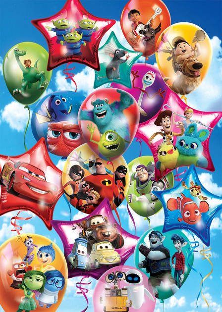 Puzzle Clementoni Maxi Pixar P+G201:G400arty 24 elementy (8005125242153) - obraz 2