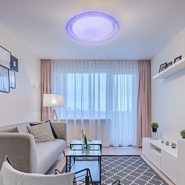 Люстра світлодіодна смарт Sirius WX 2062/450 RGB (72W) з пультом - изображение 4