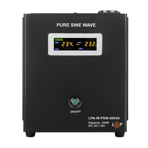 Комплект резервного живлення UPS 500VA+АКБ MG 270W LogicPower (ДБЖ 350W+20Ah батарея мультигелева) - зображення 2
