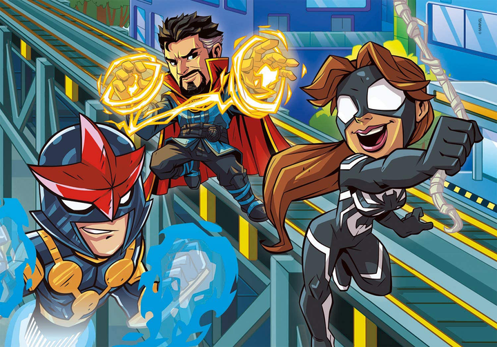 Puzzle Clementoni Marvel Superhero 3 x 48 elementów (8005125252572) - obraz 3