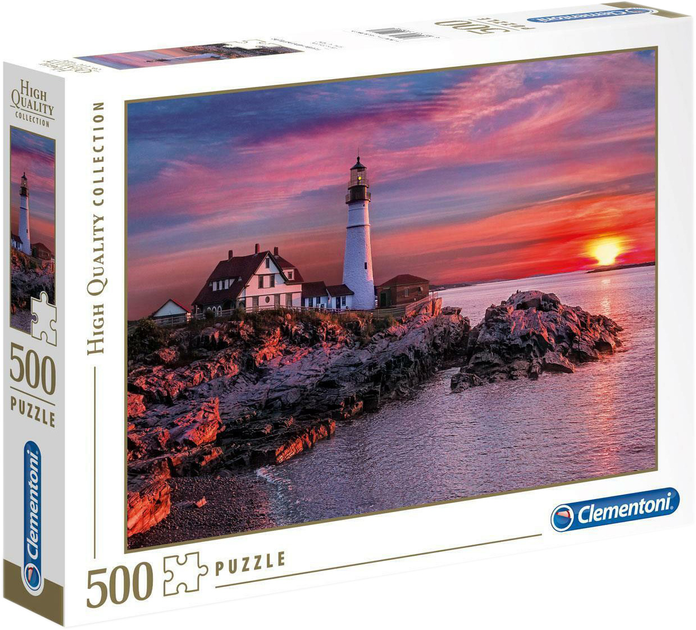 Пазл Clementoni Портлендський маяк 500 елементів (8005125350490) - зображення 1