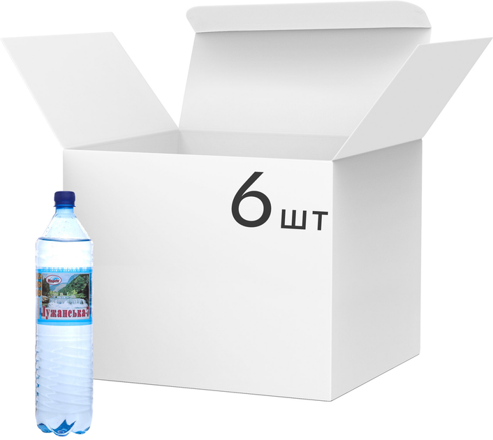 Акція на Упаковка мінеральної газованої води Маргіт Лужанська №7 1.5 л х 6 шт від Rozetka