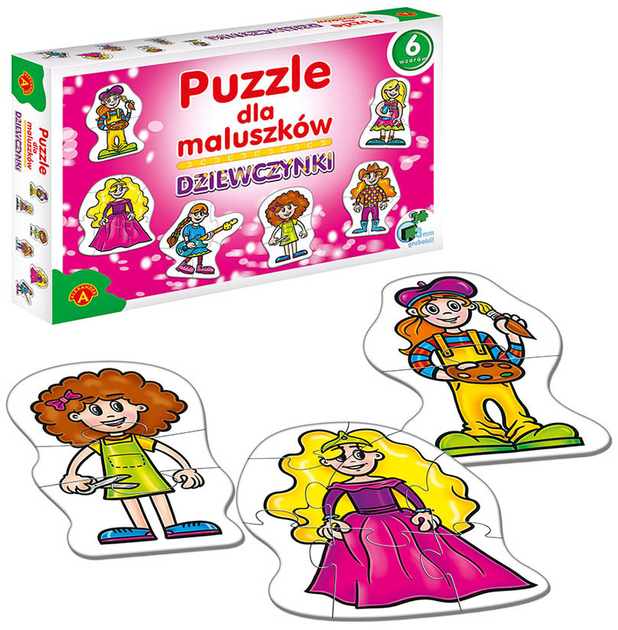 Puzzle Alexander dla Maluszków Dziewczynki 27 elementów (5906018005400) - obraz 2