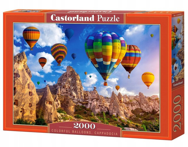 Puzzle Castor Kolorowe balony Kapadocja 2000 elementów (5904438200900) - obraz 1