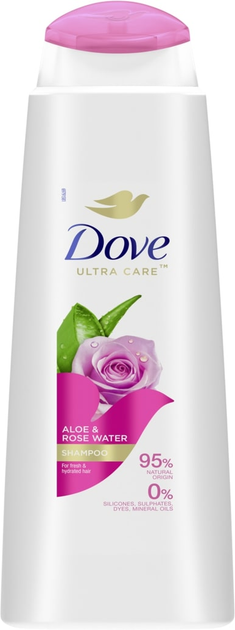 Акція на Шампунь Dove Ultra Care з алое та трояндовою водою 400 мл від Rozetka