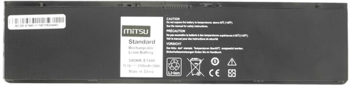 Bateria Mitsu do laptopów Dell E7440 11.1-10.8V 3100mAh (34 Wh) (5BM361-BC/DE-E7440-11.1) - obraz 4