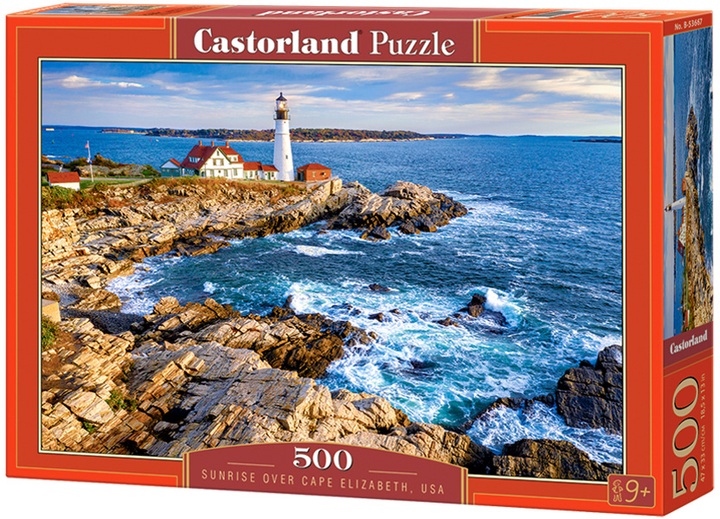Puzzle Castor Sunrise over Cape Elizabeth 500 elementów (5904438053667) - obraz 1