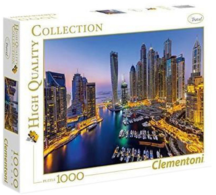 Puzzle Clementoni Dubaj 1000 elementów (8005125393817) - obraz 1