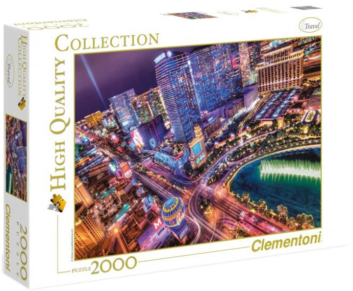 Puzzle Clementoni Las Vegas 2000 elementów (8005125325559) - obraz 1